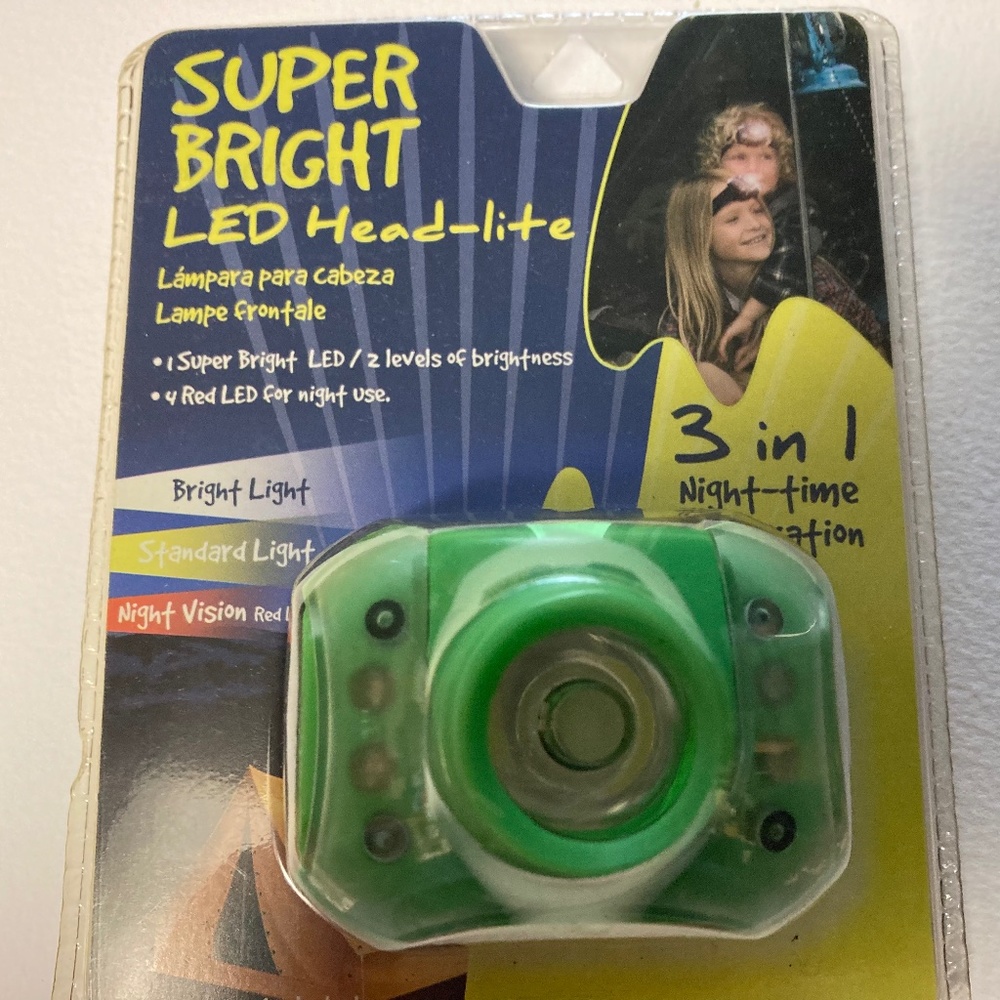 New Never Opened Kid’s Head Light